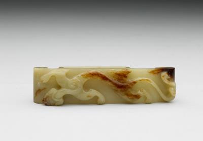 图片[3]-Jade scabbard slide with chi tiger pattern, Song to Yuan dynasties, 960-1368 C.E.-China Archive